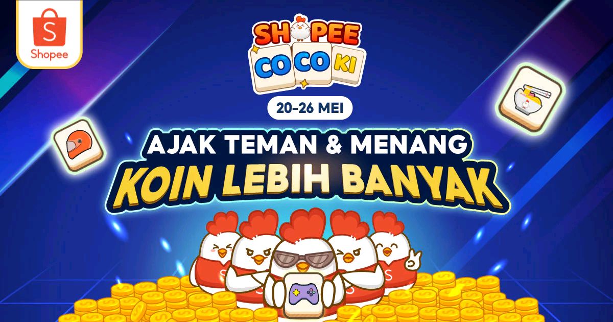 tashallim's tweet photo. Yuk, gabung team-ku dan menang bonus Koin lebih banyak! Main Shopee Cocoki sekarang >> https://t.co/SHlKcGEXGb https://t.co/ZFKrP8kjMm