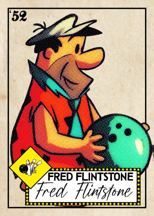 Art of the Day: 'Fred Flintstone '52 Trading Card'. Buy at: ArtPal.com/MPrints?i=2923…