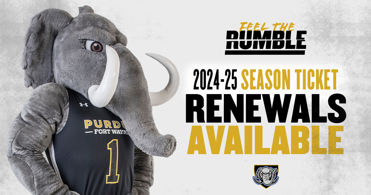 Don't delay! Renew your season tickets today to receive the best benefits all season long. Contact our ticket office at (260) 481-5769 for more information.

#FeelTheRumble #HLMBB #HLWBB #HLVB #MIVAvb #HLWSOC #HLMSOC