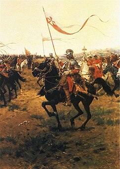 @thinkingwest Battle of Hodow (June 11, 1694) - a battle between Polish and Tatar troops during the Polish-Turkish War (1683–1699). Won by the Polish side thanks to the effective defense of the hussars, despite the force ratio of approximately 100:1 (approx. 40,000 Tatars against 400 Poles)