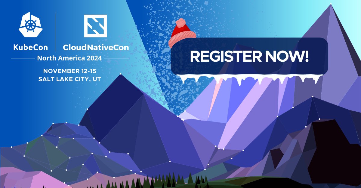 Kick your #CloudNative career into high gear! ⚙️ Join us at #KubeCon + #CloudNativeCon North America in Salt Lake City, Utah from November 12-15, where you'll find other brilliant #OpenSource leaders. Register by August 26 + SAVE up to US$750! 💰 hubs.la/Q02y84R30