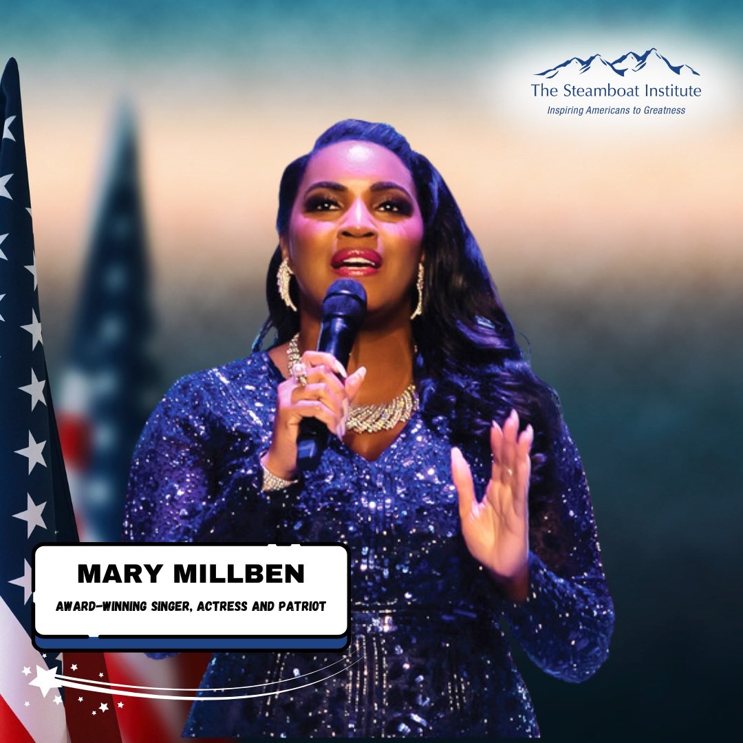 Our 16th Annual Freedom Conference already has some great speakers lined up! @carolmswain, Author, Speaker, TV commentator will be joining us, along with longtime host of ESPN sports center @sagesteele. And returning to Beaver Creek with her musical talents is @MaryMillben!