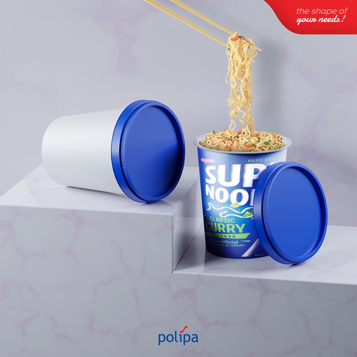 Our high-quality plastic packaging ensures durability and long-lasting use. The leak-proof lid keeps noodles fresh and warm. 

#polipa #theshapeofyourneeds #iml #inmouldlabelling #inmoldlabeling #mold #packaging #plasticpackaging #plasticinjectionmolding #moldmaking