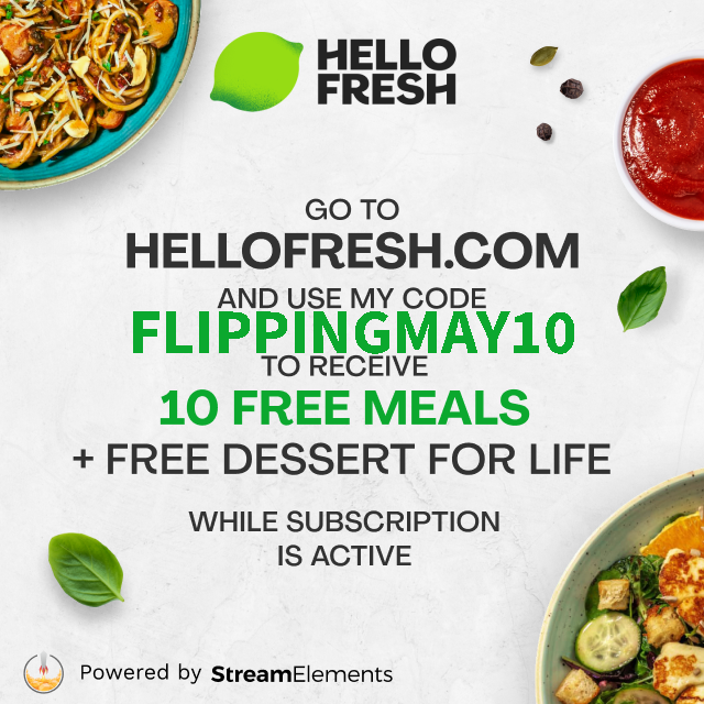 FlippingOSRS's tweet photo. If you like dessert and tasty food delivered right to your doorstep, @HelloFresh is offering free desserts for life!

Go to https://t.co/wP76TSnlfu, use my code FLIPPINGMAY10, and receive 10 free meals + free dessert for life while subscription is active.
@hellofreshpartner, @ad https://t.co/CbQgB37L3E