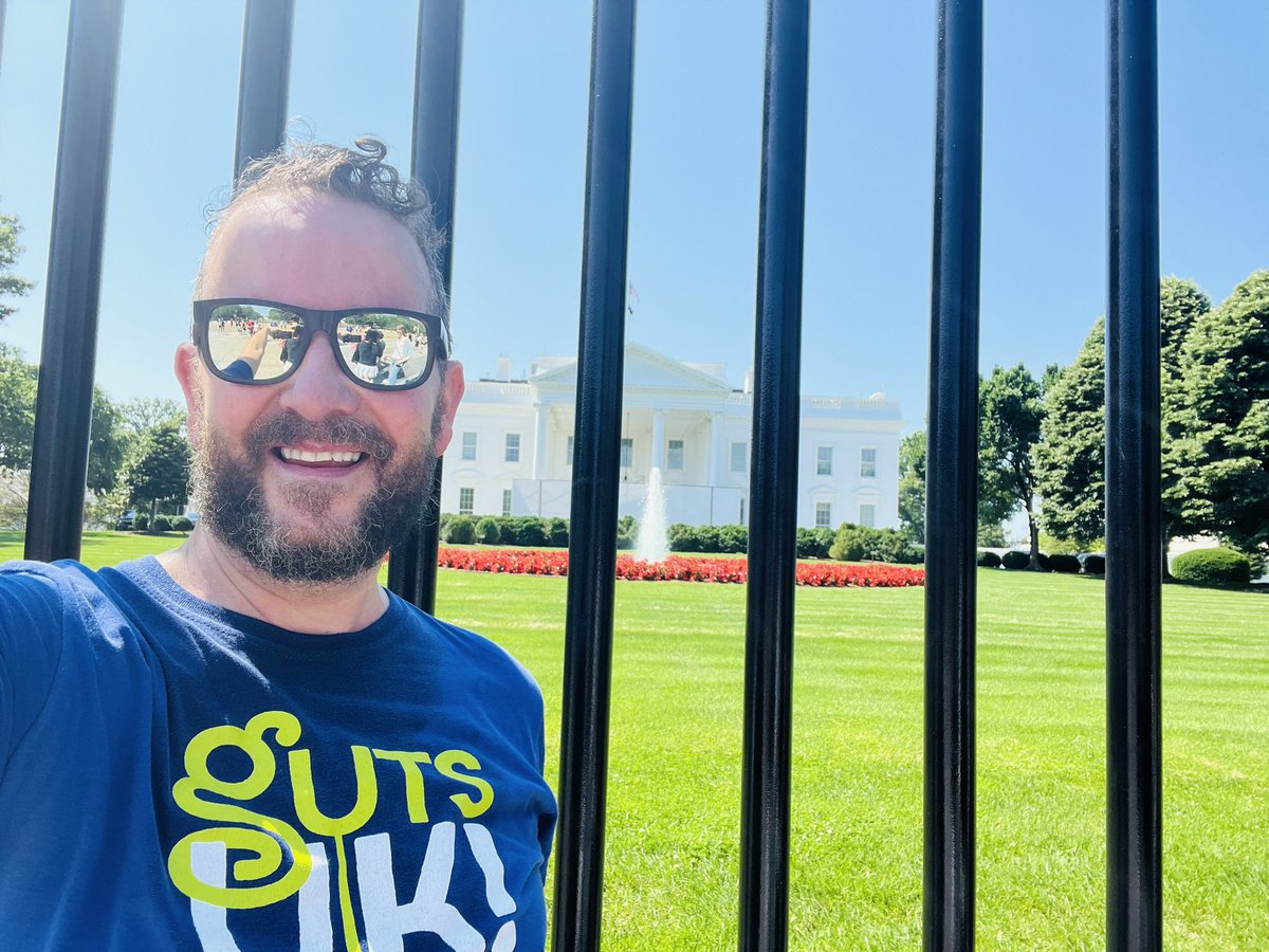 Goodbye Washington DC and #DDW2024 @DDWMeeting Just enough time to take my @GutsCharityUK T-shirt out to see the sights!
