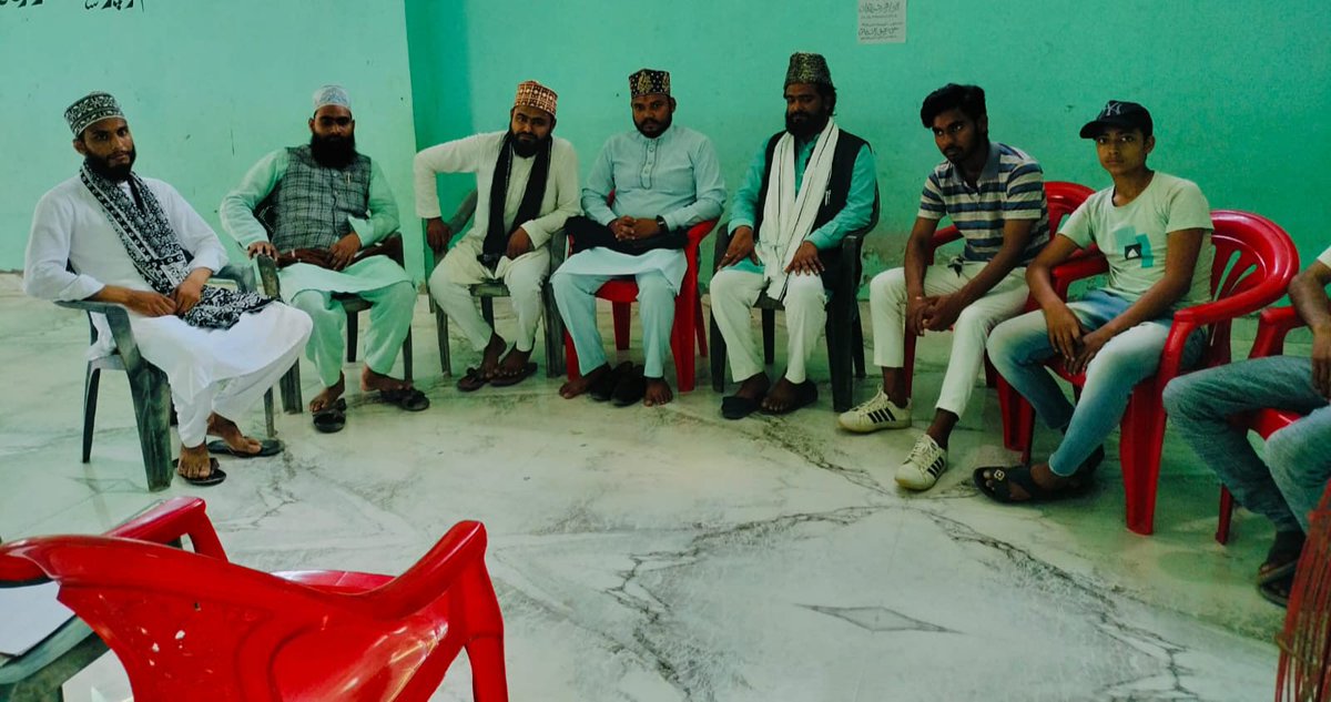 Meeting of Ulema and Imams of Balrampur  with MSO VP Abu Ashraf in order to strengthening the organization.