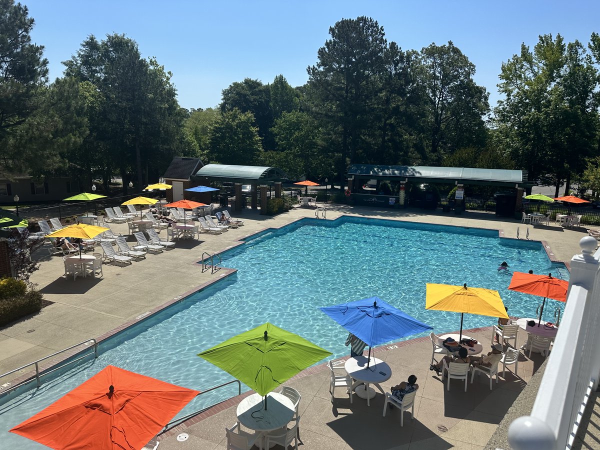 Great news! We have new Umbrellas awaiting our upcoming Memorial Day Owners and Guests at Vacation Village at Williamsburg. See you soon! #vacationvillage #vacationvillagesummer #williamsburgva