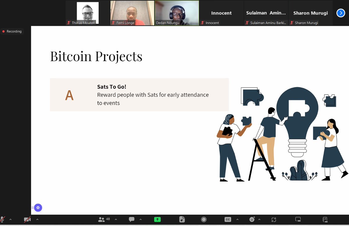 SATS_to_GO's tweet photo. The 3rd cohort of the @btrust_builders fellowship is now sharing their Proof of Work (PoW).  

⚡️SATS to GO! wants to give a shout out to @ndungu_dedan for a great contribution towards the project's progress! https://t.co/w85ygDyD3l