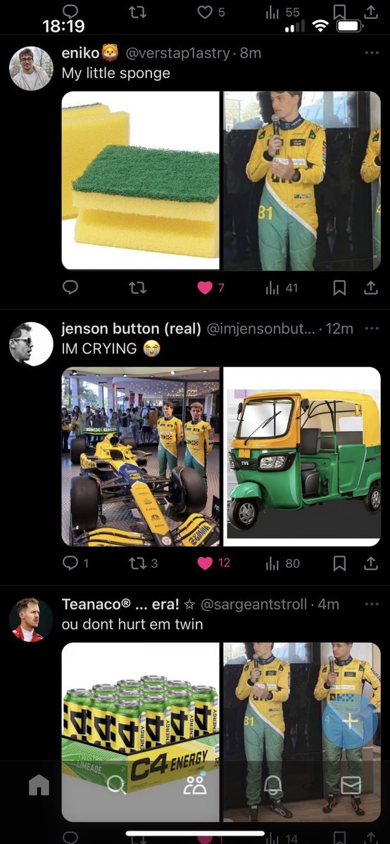 U know I think ppl have opinions on the new McLaren livery