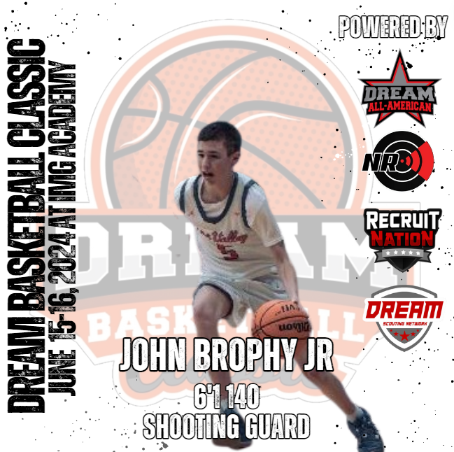 Introducing John Brophy Jr, Shooting Guard, 2024 Dream Basketball Classic thenationalradar.com/post/introduci…