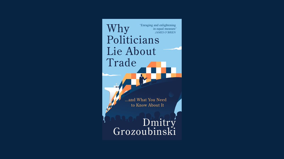 Join @DmitryOpines for the launch of his eye-opening book 'Why Politicians Lie About Trade' on 24 May | 2:30pm. Get the inside scoop on the $32 trillion global trade machine and how it shapes our world. Register now to join in person or virtually⤵️ odi.org/en/events/book…
