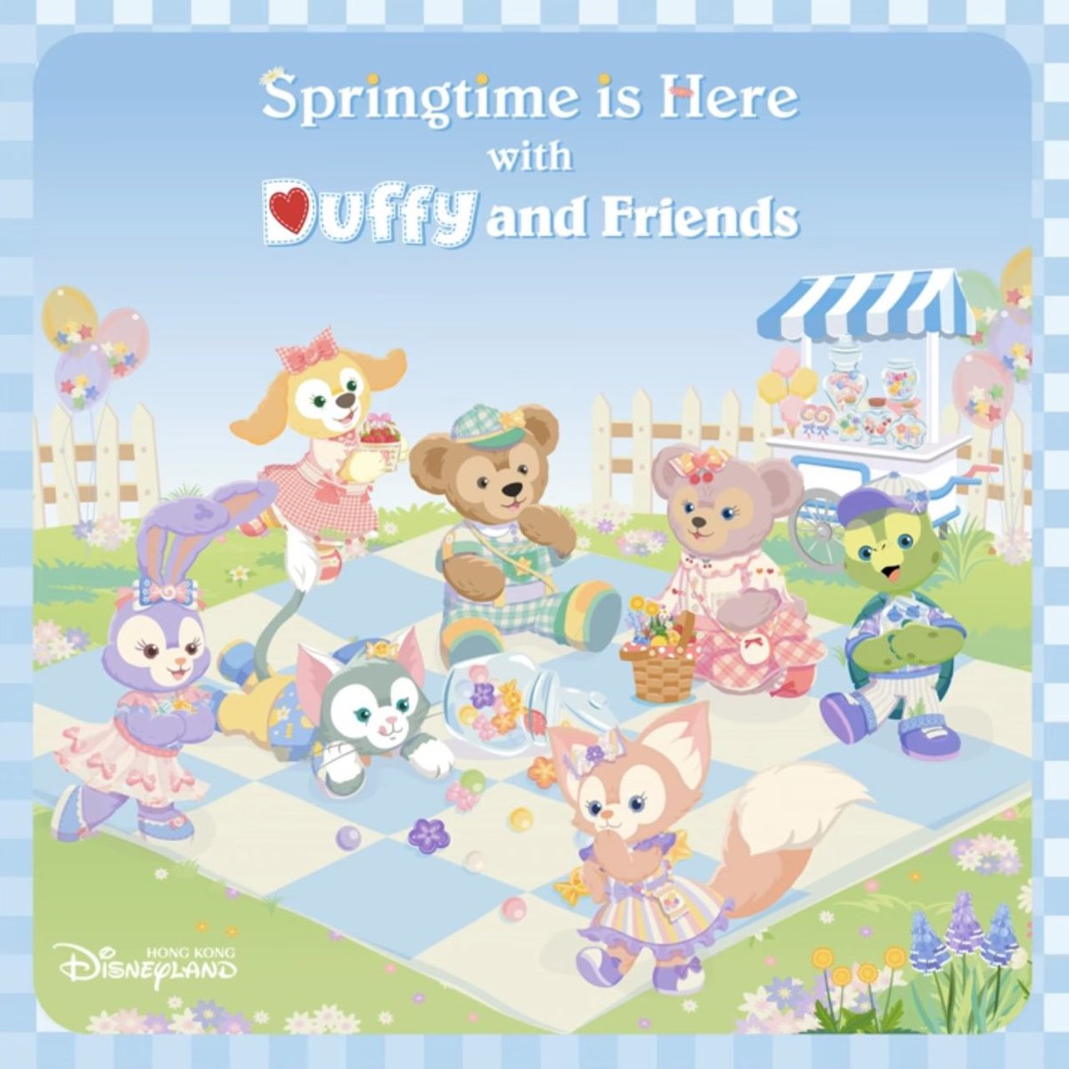 Two original songs from Duffy and Friends “Joy of Sharing” Show - “Springtime is Here” and ”Friends for All Seasons” have been officially released globally on various music platforms. #HKDL #HongKongDisneyland #DuffyandFriends