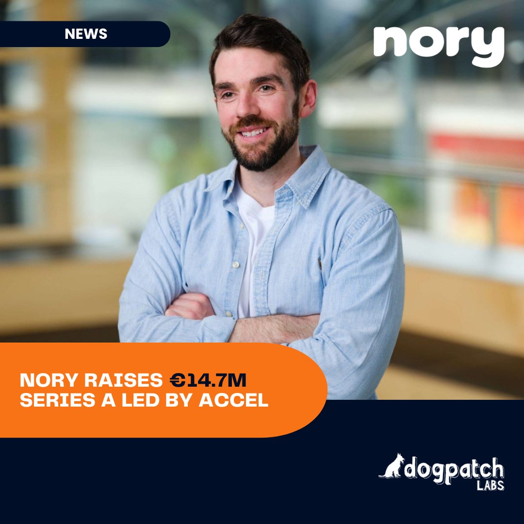 Exciting news that @asknory  a @dogpatchlabs member and @NDRC_hq alumn raised a €14.7m series A, led by
@Accel with @CavalryVC, @CircleRockVC , @samaipatavc & @TriplePointCap
@tech_eu
lnkd.in/eijb7QQD 

#TechNews #FundingNews #founders #startups  #hospitality