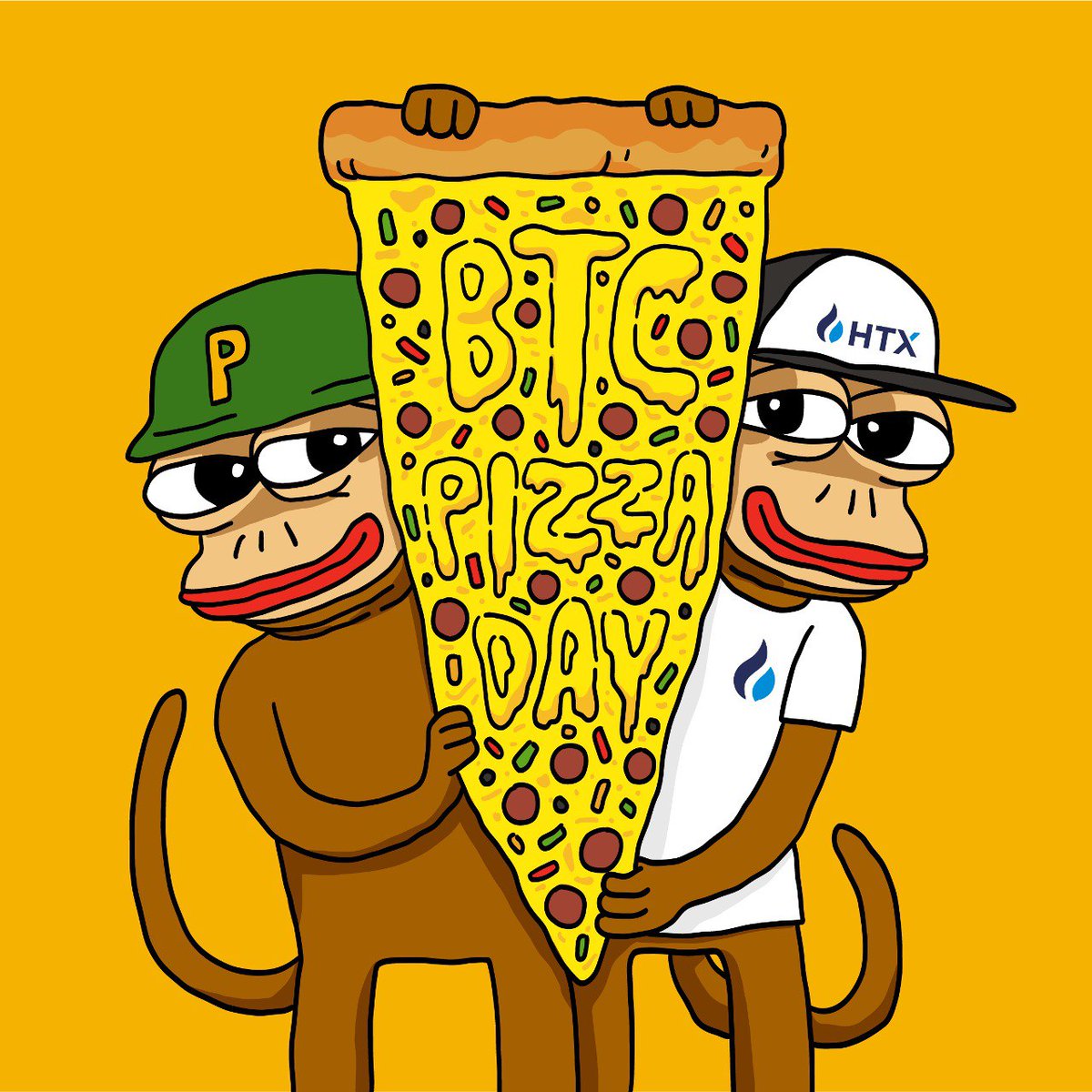 $PONKE x HTX Celebrate #BitcoinPizzaDay!

In honor of this legendary moment, let's #GIVEAWAY some pizza ✨

🍕Like & RT this post
🍕Follow @ponkesol & @HTX_Global 
🍕Comment with your favorite pizza