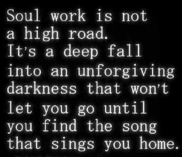 Embarking on your healing journey takes courage and stamina, faith and humility. It's not a dreamy trip to Shangri-La. It won't be fun. And you'll probably be alone throughout it. You will face the darkest of shadows within yourself and here on this planet. You will have to
