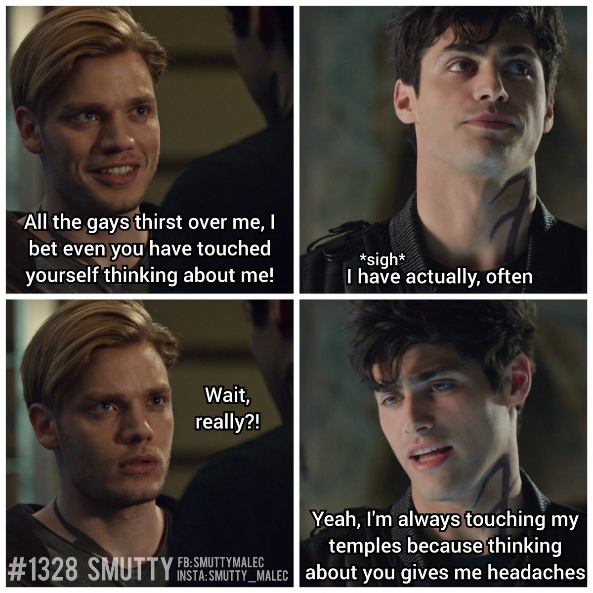 #1328 Alec touches himself 🤔

#shadowhunters #shadowhunterstv #malec #aleclightwood #magnusbane #matthewdaddario #mattdaddario #harryshumjr #shumdario #SaveShadowhunters #shadowhunterslegacy #jalec #dominicsherwood #domsherwood #jacewayland #jaceherondale