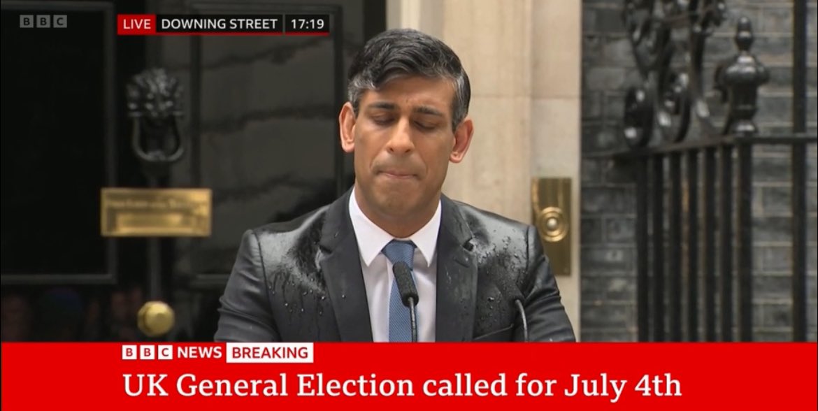 “Labour doesn’t have a plan” says man who hadn’t checked the weather forecast.