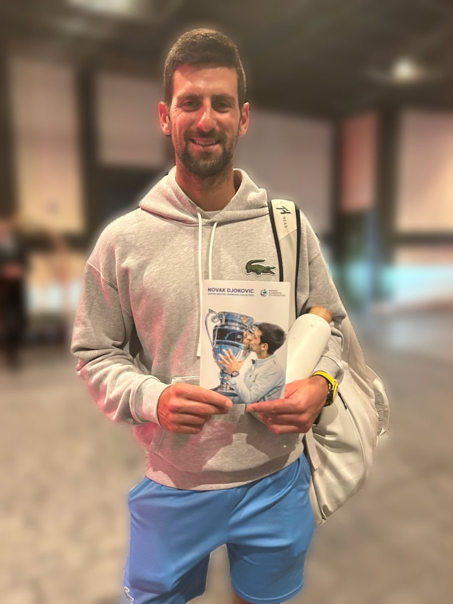 Happy birthday to you, @djokernole 🎂 Thank you for being a continuous source of inspiration to all of us in the @novakbooks team 📚