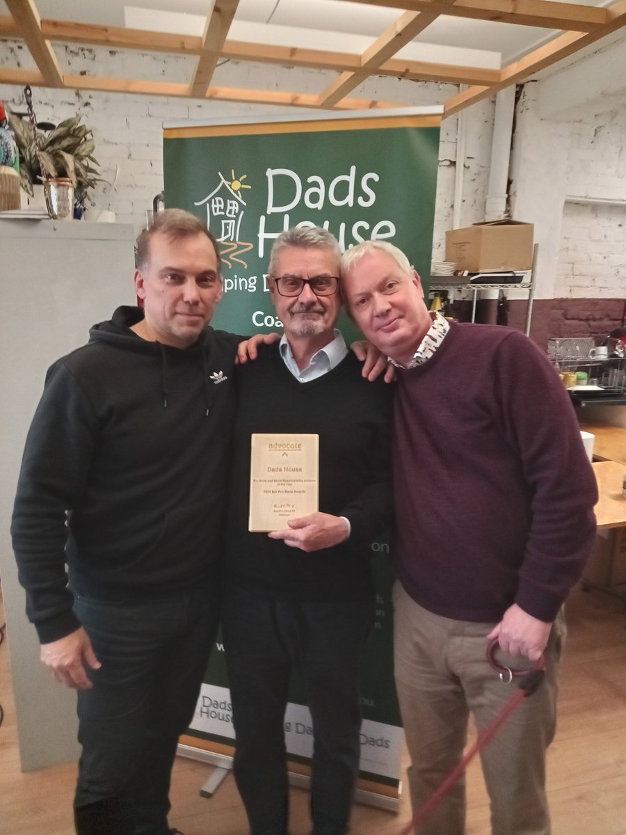 Dad's House #probono family law clinic The 3 Kings nothing to do with Dalglish Souness or Hansen,, Just 3 guys giving so much and asking for so little @WeAreAdvocate Pro bono and social responsibility initiative of the year 2024 @simonbrucelfc @whogg_family The Miller