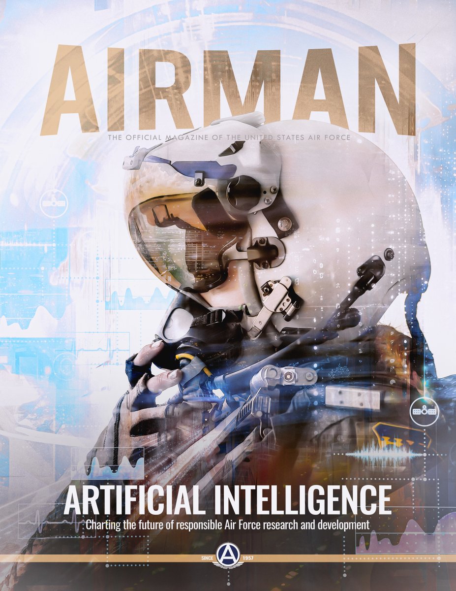 Airman Magazine (@airmanmagazine) on Twitter photo ⚠️New Issue of <a href="/AirmanMagazine/">Airman Magazine</a>⚠️
We spoke to the <a href="/usairforce/">U.S. Air Force</a>'s leading minds on artificial intelligence to learn how Airmen are developing solutions, enhancing capabilities, and innovating in an evolving technological landscape.
Full Issue: airmanmagazine.af.mil/Issues/Artific… ⚠️New Issue of <a href="/AirmanMagazine/">Airman Magazine</a>⚠️
We spoke to the <a href="/usairforce/">U.S. Air Force</a>'s leading minds on artificial intelligence to learn how Airmen are developing solutions, enhancing capabilities, and innovating in an evolving technological landscape.
Full Issue: airmanmagazine.af.mil/Issues/Artific…