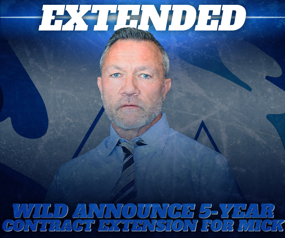 He's made Wenatchee his home, and we're proud to say this will be home for a while...congratulations to <a href="/WenTier1Hockey/">Wenatchee Wild Hockey Academy</a> director Troy Mick on signing a five-year extension with our #WildFamily!

🔏 chl.ca/whl-wild/artic…

#RestoreTheRoarWHLstyle