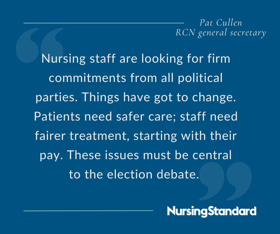Things have got to change. #generalelection #fairpayfornurses #enoughisenough Nursingstandard.com/news
