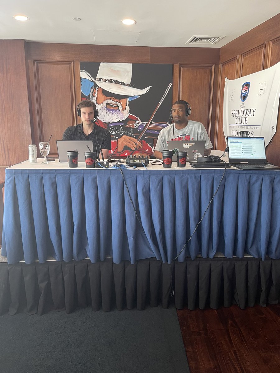 We’re broadcasting LIVE from the Speedway Club at @CLTMotorSpdwy today & tomorrow, ahead of Sunday’s 65th running of the Coca-Cola 600 🎙️: wfnz.com/listen-live/