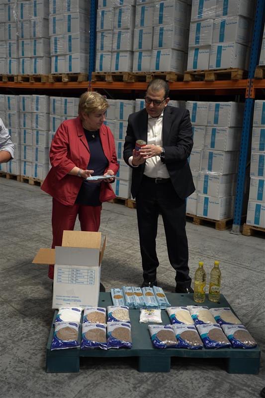 Joined by Ms. Anita Ohl-Meyer, Head of Division GFFO today, for a visit to our food parcel warehouse and a family benefitting from cash assistance. 

With <a href="/GermanyDiplo/">GermanForeignOffice</a>'s continuous support, we're able to continue delivering vital aid to vulnerable communities in 🇱🇧.