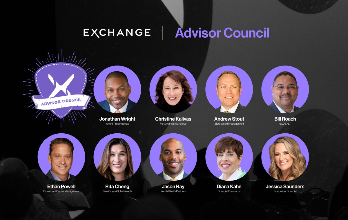 We are thrilled to announce our @exchangeETF 2025 Advisor Council! 🎉 Marguerita (Rita) Cheng, Diana Kahn, Christine Kalivas, Ethan Powell, Jason Ray, William Roach, Jessica Saunders, Andrew J. Stout, Jonathan Wright will be instrumental in bringing #ExchangeETF 2025 to life.