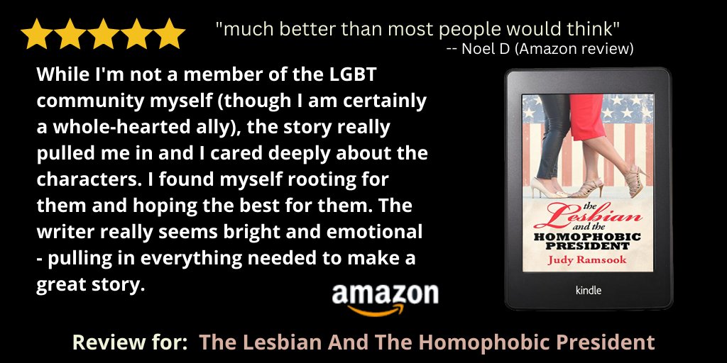 Great Review for: The Lesbian And The Homophobic President by @JudyRamsook @wh2r_ol @romauth_ol #romance #erotica 💋💘My fictional characters are hot and the sex is steamy ❤️ Buy Direct: smpl.is/95aqi