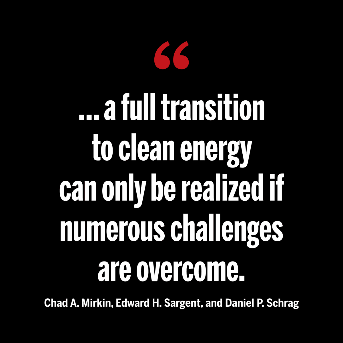 '… research and development of new energy materials are not as aggressive as they should be to meet the demands of #ClimateChange,' argue the authors of a new #ScienceEditorial.

📃: scim.ag/72Z