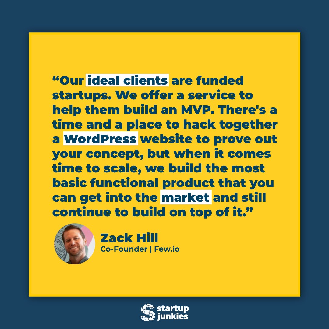 Startup Junkie (@startup_junkie) on Twitter photo This week on #StartupJunkies, Arlton Lowry and Zack Hill, co-founders of <a href="/workwithfew/">Few - Digital Product Agency</a>, share their approach to fostering #innovation and problem-solving for clients and the importance of strategic risk-taking in business growth. Listen now! youtu.be/uPq9mVdl2Mg
.
#StartupSpace This week on #StartupJunkies, Arlton Lowry and Zack Hill, co-founders of <a href="/workwithfew/">Few - Digital Product Agency</a>, share their approach to fostering #innovation and problem-solving for clients and the importance of strategic risk-taking in business growth. Listen now! youtu.be/uPq9mVdl2Mg
.
#StartupSpace