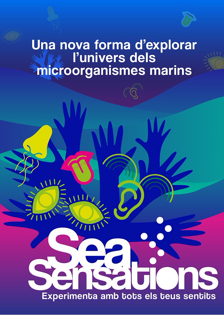 🥳🎉🎊Quina millor manera per celebrar el #DiaDeLaBiodiversitat que amb la notícia que l'exposició interactiva sobre microorganismes marins #SeaSensations de @LCATMon en col·laboració amb @Esther__Garces @ICMCSIC i @FECYT_Ciencia estarà a disposició del públic de #Barcelona