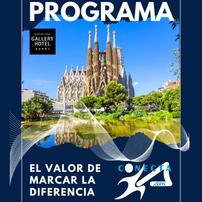 ¡Gran noticia! ASPEC CONECTA ya tiene el programa listo para el evento del 4 de junio de 2024 en el <a href="/GalleryHoteles/">Gallery Hoteles</a> . 🎉

Consulta el programa completo y asegura tu participación 👉aspec.es/conecta

#CONECTA2024 #Networking #EventosBarcelona