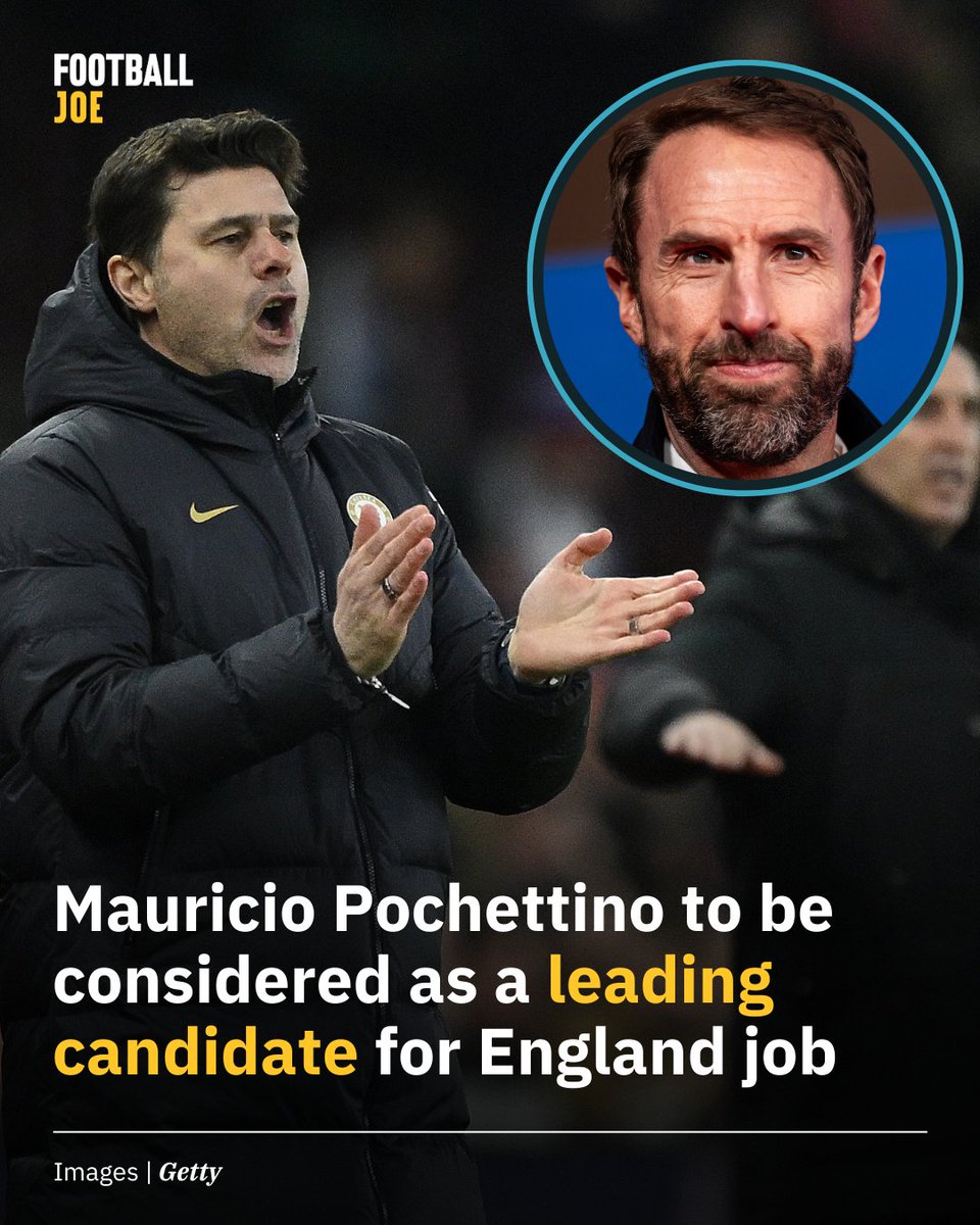 Pochettino has previously said he would be interested in managing the Three Lions 🏴󠁧󠁢󠁥󠁮󠁧󠁿 Full story: joe.co.uk/sport/football…