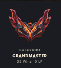 First GM 0 LP world 😎