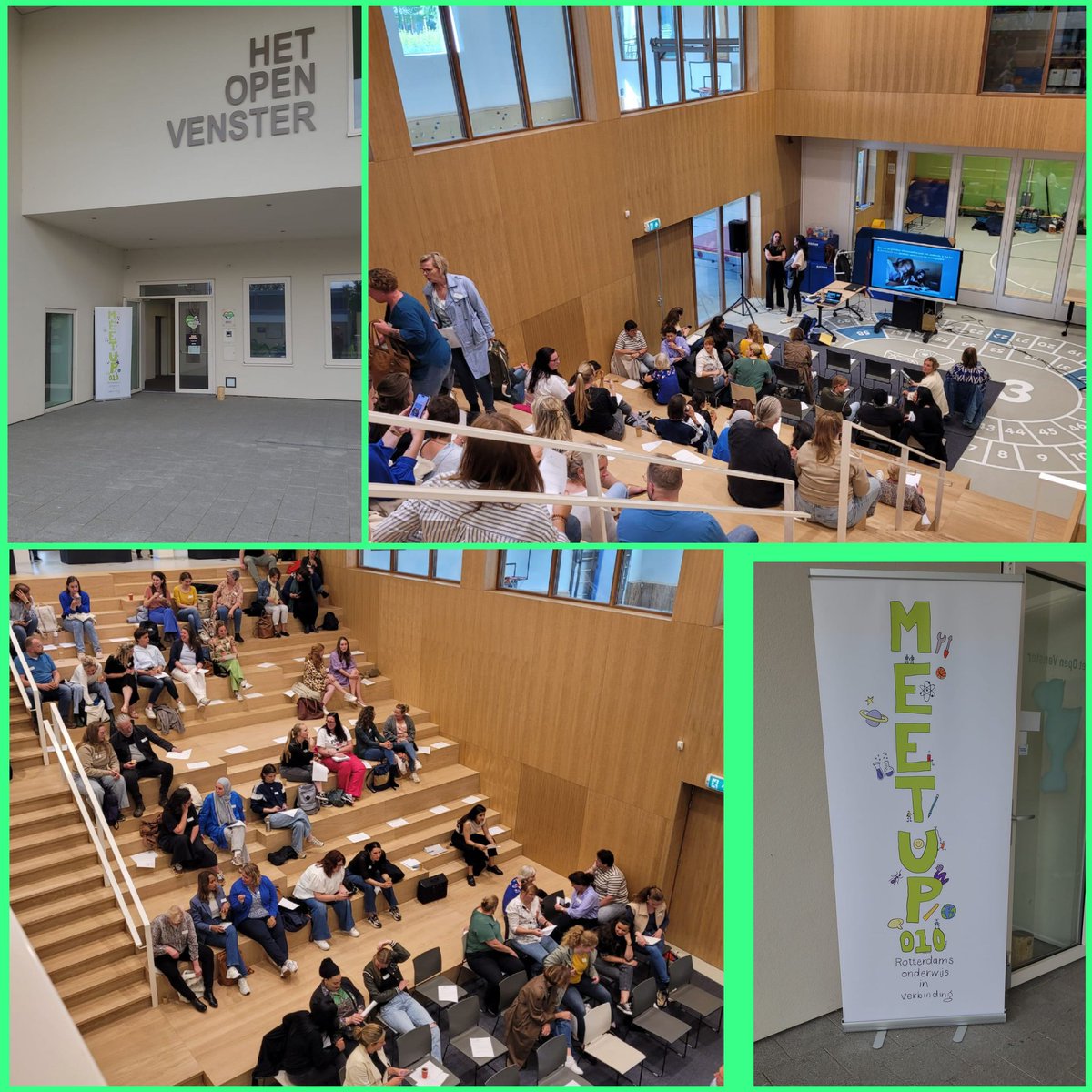Meetup010's tweet image. We zijn begonnen!