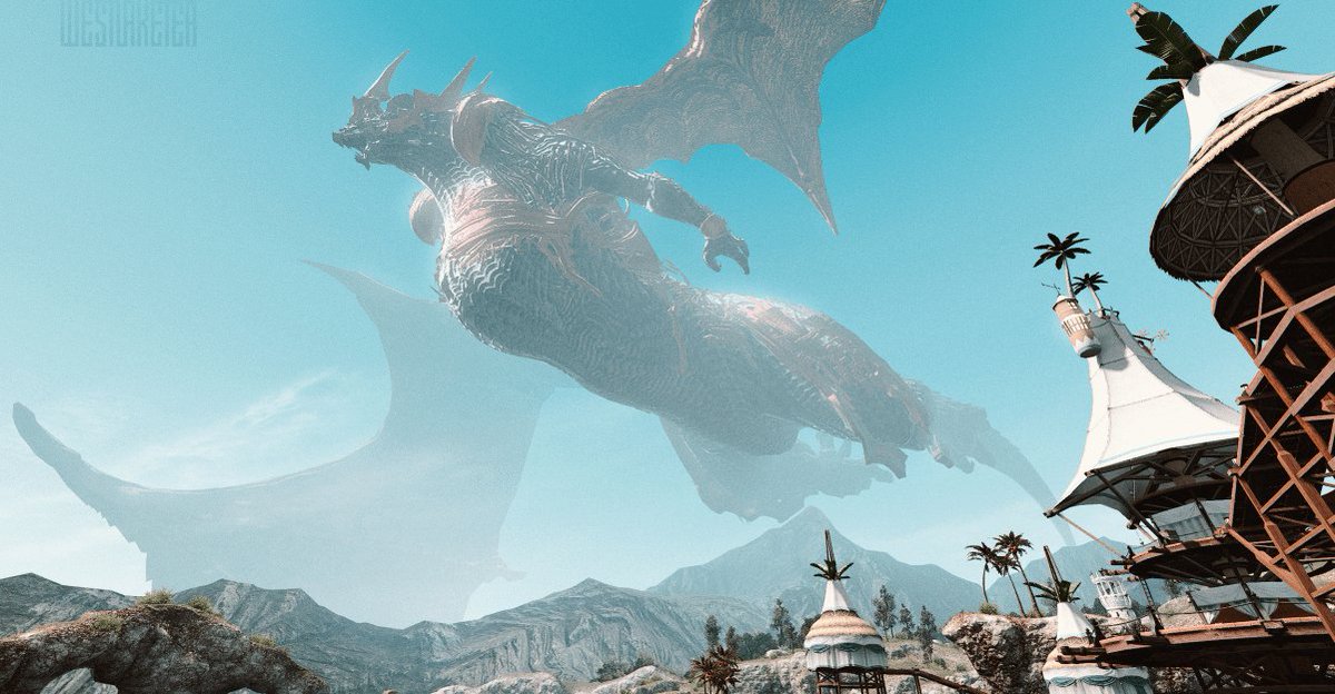 it's so funny to me when characters in ffxiv are like 'this primal/creature/threat is just as strong as bahamut!' because like. no i think you're lying to me