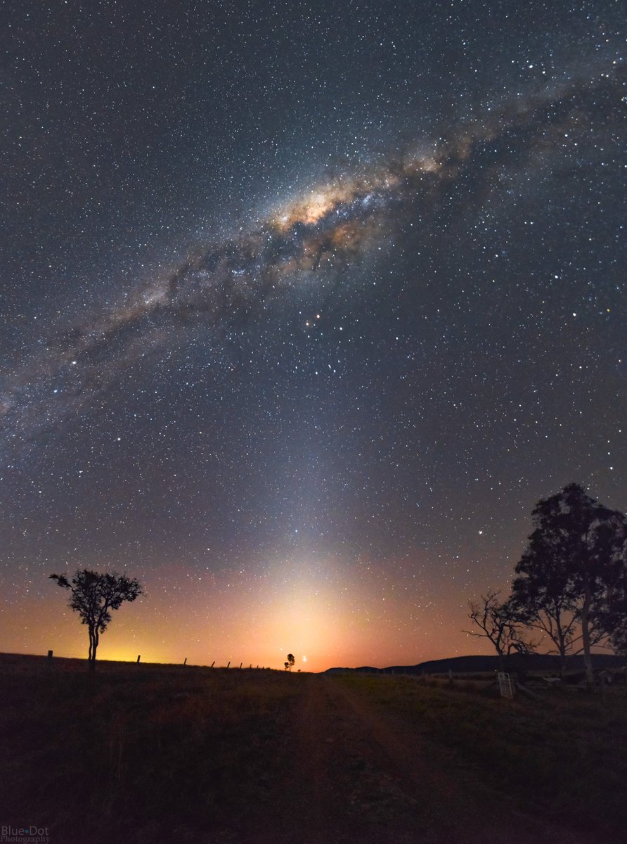 Jupiter, Venus, Mars, Saturn, Mercury and Milky Way