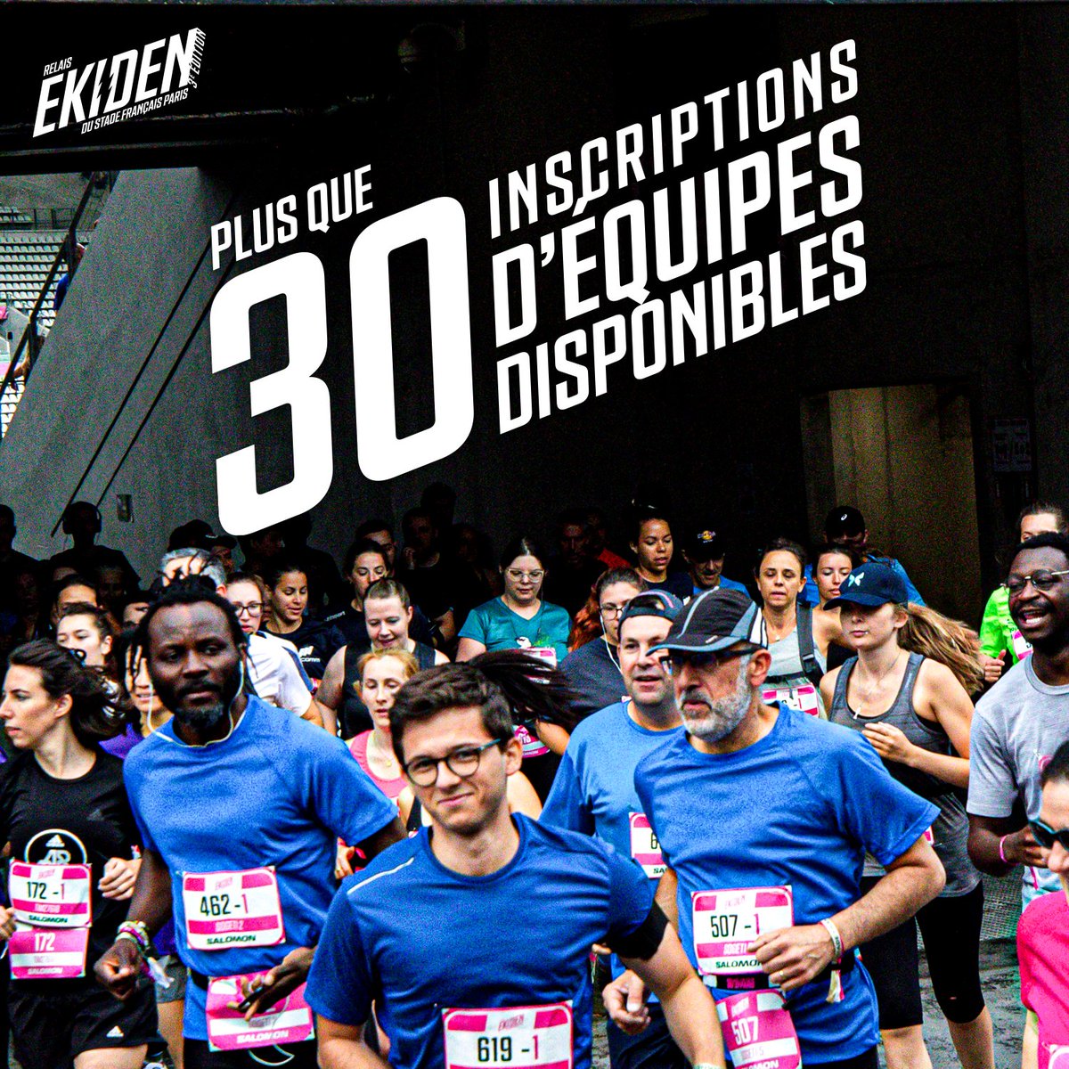 🚨🚨🚨🚨

Victime de notre succès, nous sommes contraints de limiter nos inscriptions !

⚠ Il reste seulement 30 inscriptions d’équipes encore possibles !

Réservez vite votre équipe avant qu’il ne soit trop tard ! 🏃‍

23丨06丨24