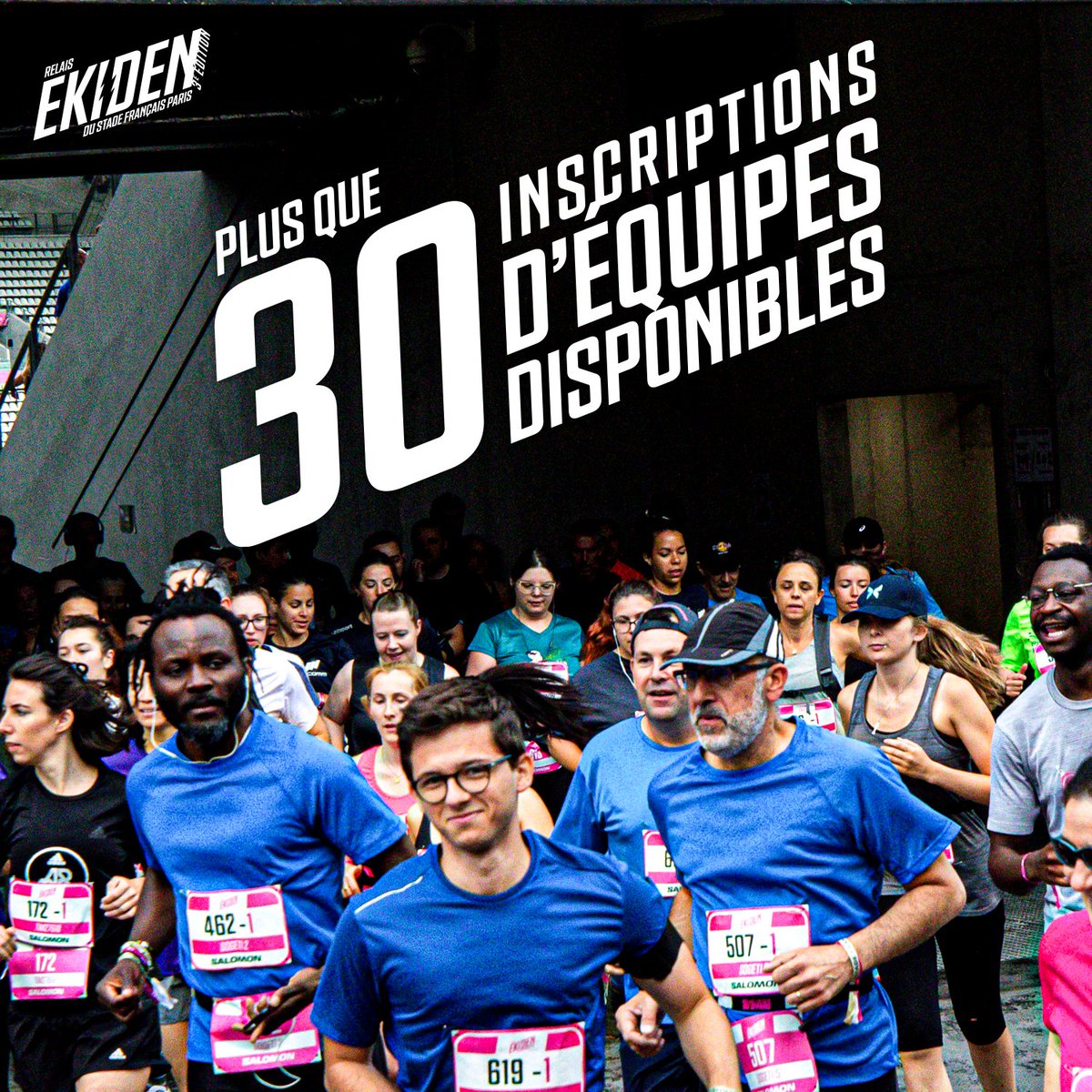 🚨🚨🚨🚨 Victime de notre succès, nous sommes contraints de limiter nos inscriptions ! ⚠ Il reste seulement 30 inscriptions d’équipes encore possibles ! Réservez vite votre équipe avant qu’il ne soit trop tard ! 🏃‍ 23丨06丨24