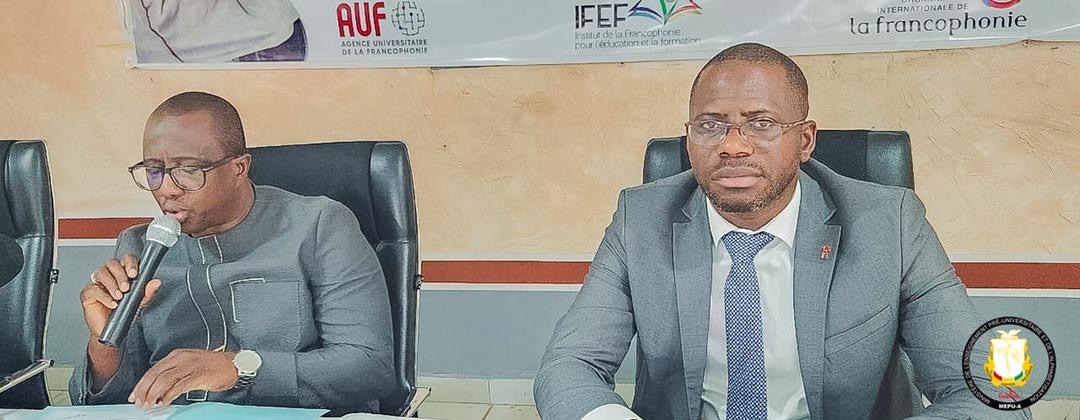 Avec l'IFEF et IFADEM, le ministère de l'Enseignement de Guinée a lancé le 20 mai la conception de livrets de formation pour enseignants et directeurs d'école. Objectif : professionnaliser 10 000 enseignants et réduire les coûts de formation. #IFADEM #IFEF #AUF