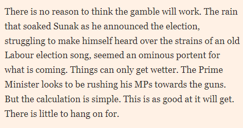 robertshrimsley's tweet photo. The election is a final throw for a man who has run out of options

https://t.co/KdONNIQALf https://t.co/vzcdlmxUPh