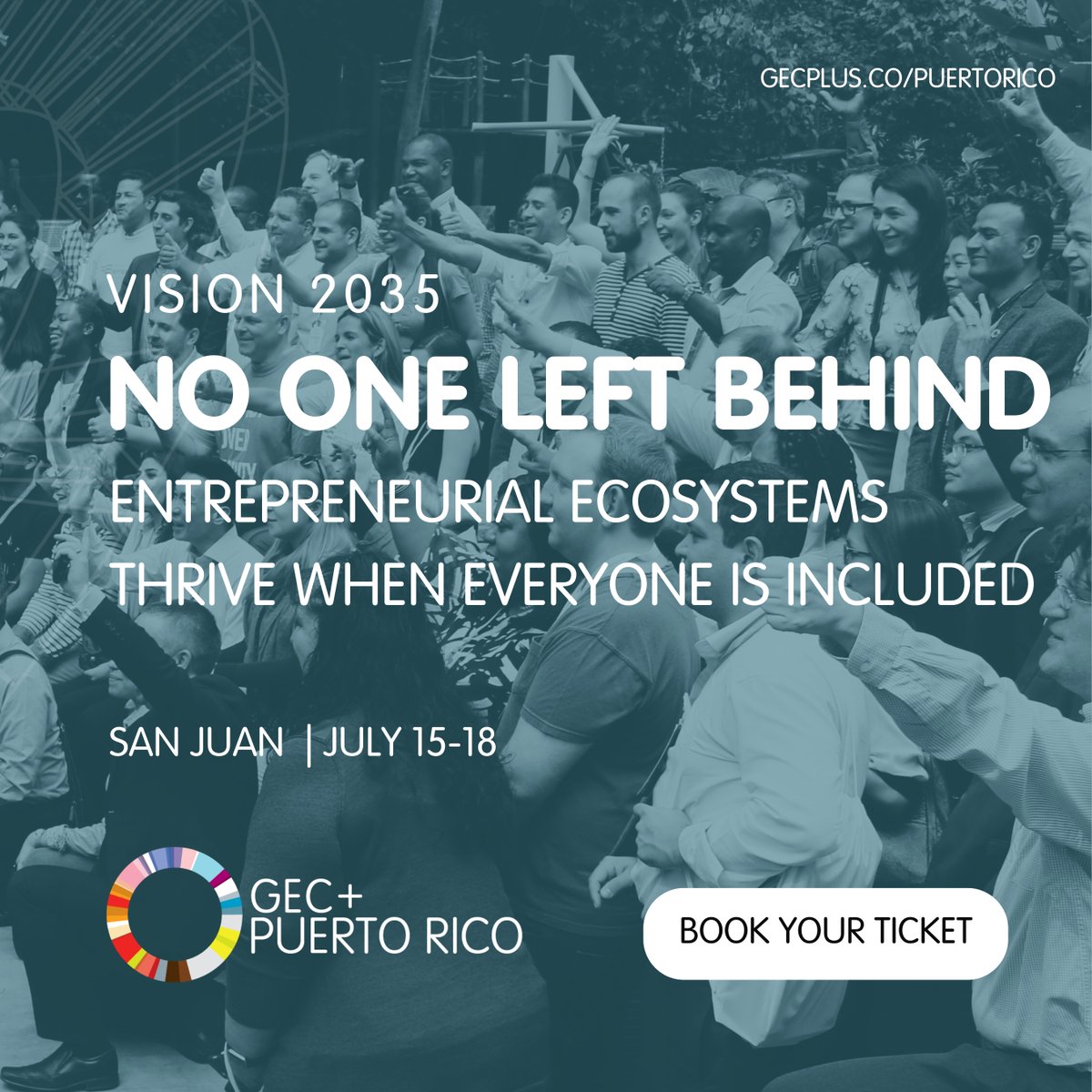 At #GECPLUSPR, we'll explore initiatives to bring historically underrepresented communities into the entrepreneurial economy. Join us July 15-18: genglobal.org/gec-plus/puert… #startup #founder #investor #policy #education #research #empredimiento #inversionistas #emprendedores
