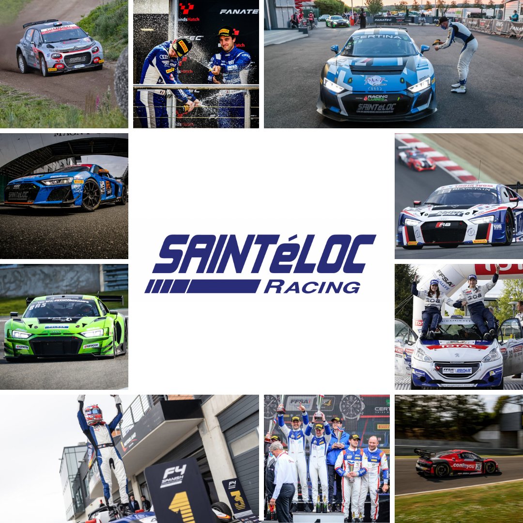 May monthly review for our 20th anniversary Some of the best moments of Saintéloc Racing in GT and rally with 🏆 in GT and in Rally Crédits : Lusa-Jose Coelho, SRO, F4 Spain, Patrick Hecq, Jules Benichou, Dirk Bogaerts, Olivier Beroud, Kevin Pecks, Creventic