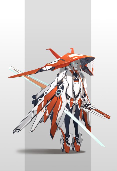 「holding weapon mecha musume」 illustration images(Latest)