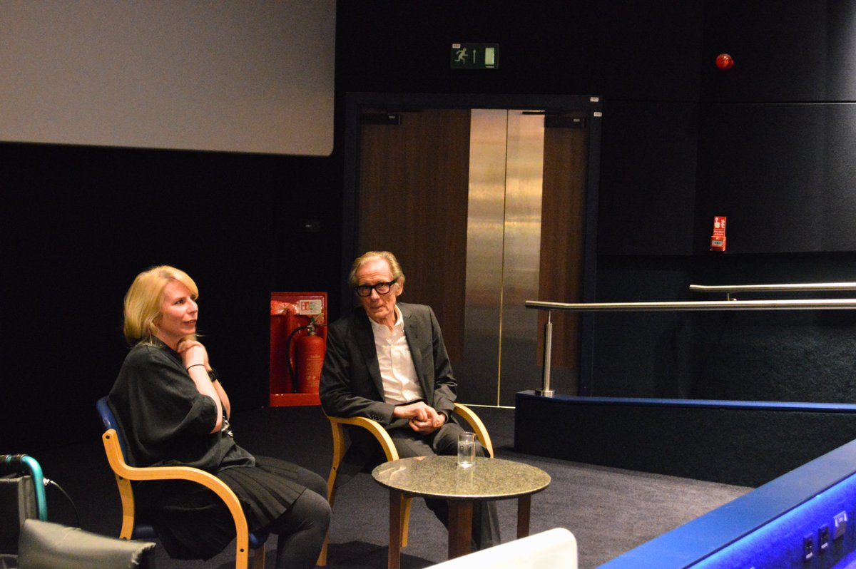 The wonderful #BillNighy surprised patients at the Guy’s Hospital MediCinema on Monday after a screening of Netflix’s #TheBeautifulGame. Patient Derek came with his son & wife and told us “It was a brilliant night and really made me feel so much better even though I’m so unwell.”