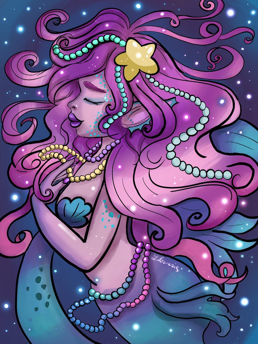 LadyGenesisArt's tweet photo. ✨Twila And Her Dreams✨#mermay #mermaids https://t.co/PwwqeJRVJz