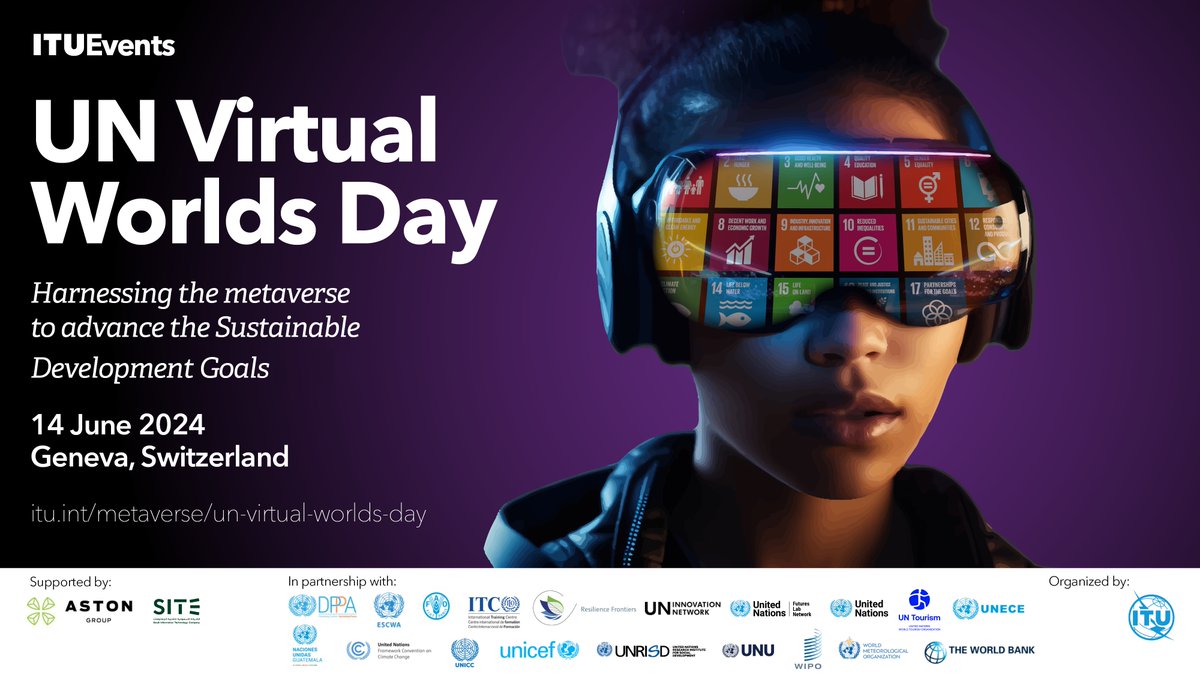 ⏰ Save the date for the first #UNvirtualWorlds Day and join us to explore how the metaverse is creating new opportunities to drive sustainable development itu.int/metaverse/un-v…