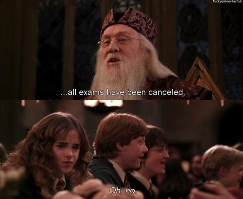 PotterWorldUK's tweet image. 30 May 1993: "Also, in light of the recent events, as a school treat, all exams have been canceled!" – Dumbledore